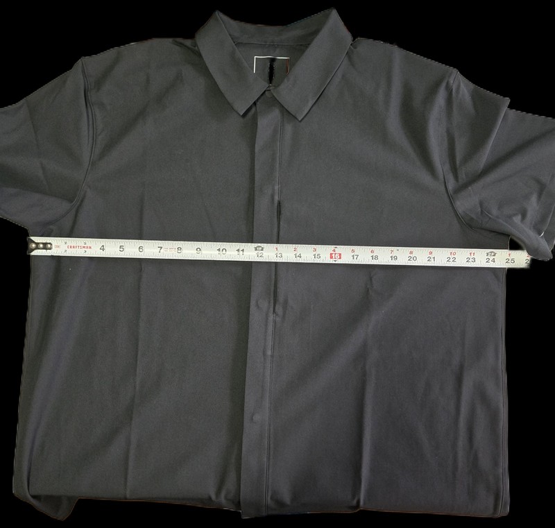 Size Large - Nike 24.7 PerfectStretch Men's Dri-FIT Short-Sleeve Snap-Down Top gallery