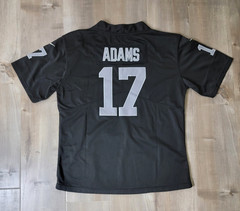 Las Vegas Raiders Davante Adams #17 Nike On Field NFL Jersey Black Men’s Size L