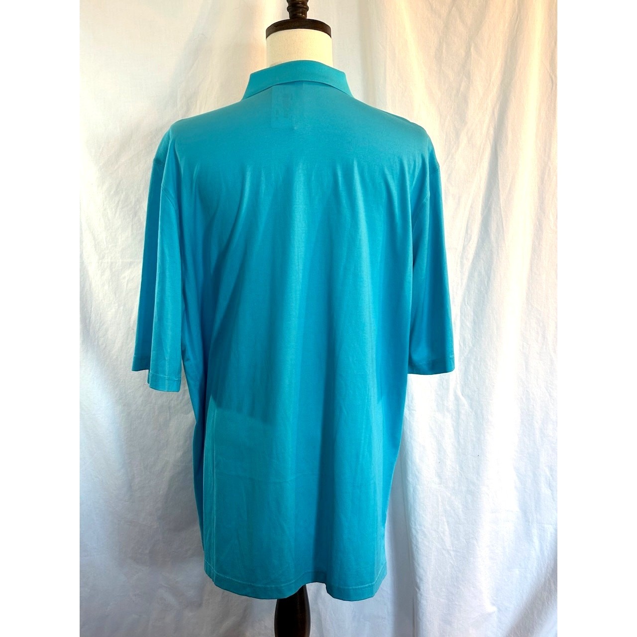 NWT Fairway & Greene Pureformance Golf Polo Shirt SILVERADO CC Blue Cotton XXL gallery