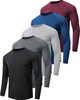 7 Pack Men's Long Sleeve Shirts UPF 50+ UV Sun Protection Quick Dry Wicking Top gallery