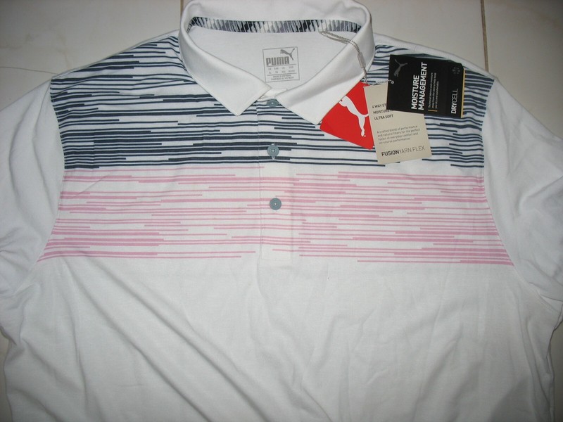 PUMA - NEW - XL - DRY CELL - COLLARED SHORT SLEEVE POLO SHIRT - 4 WAY STRETCH gallery