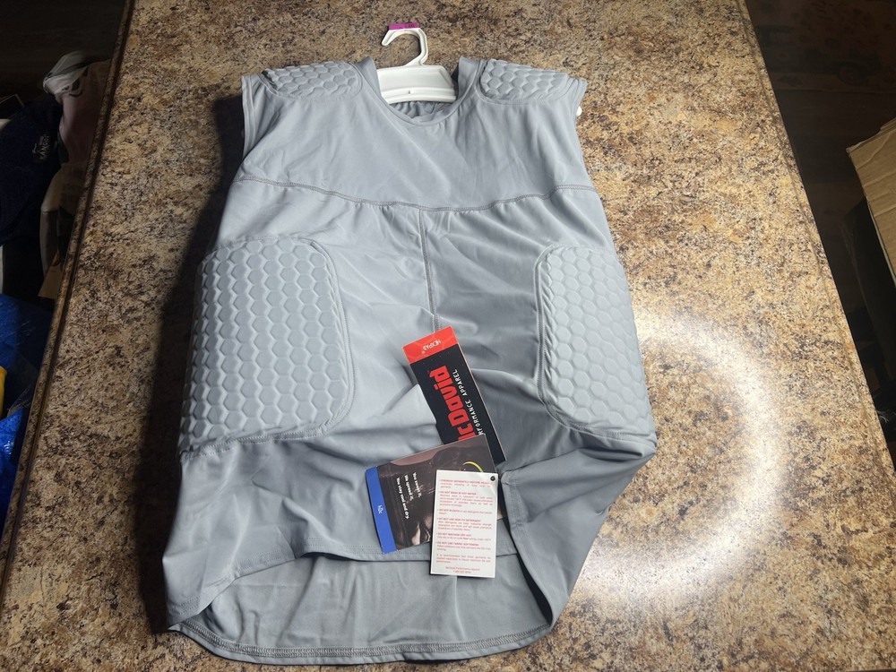 NOS McDavid 787T Hex Padded Sleeveless Body Shirt 5-Pad 2XL NWT
