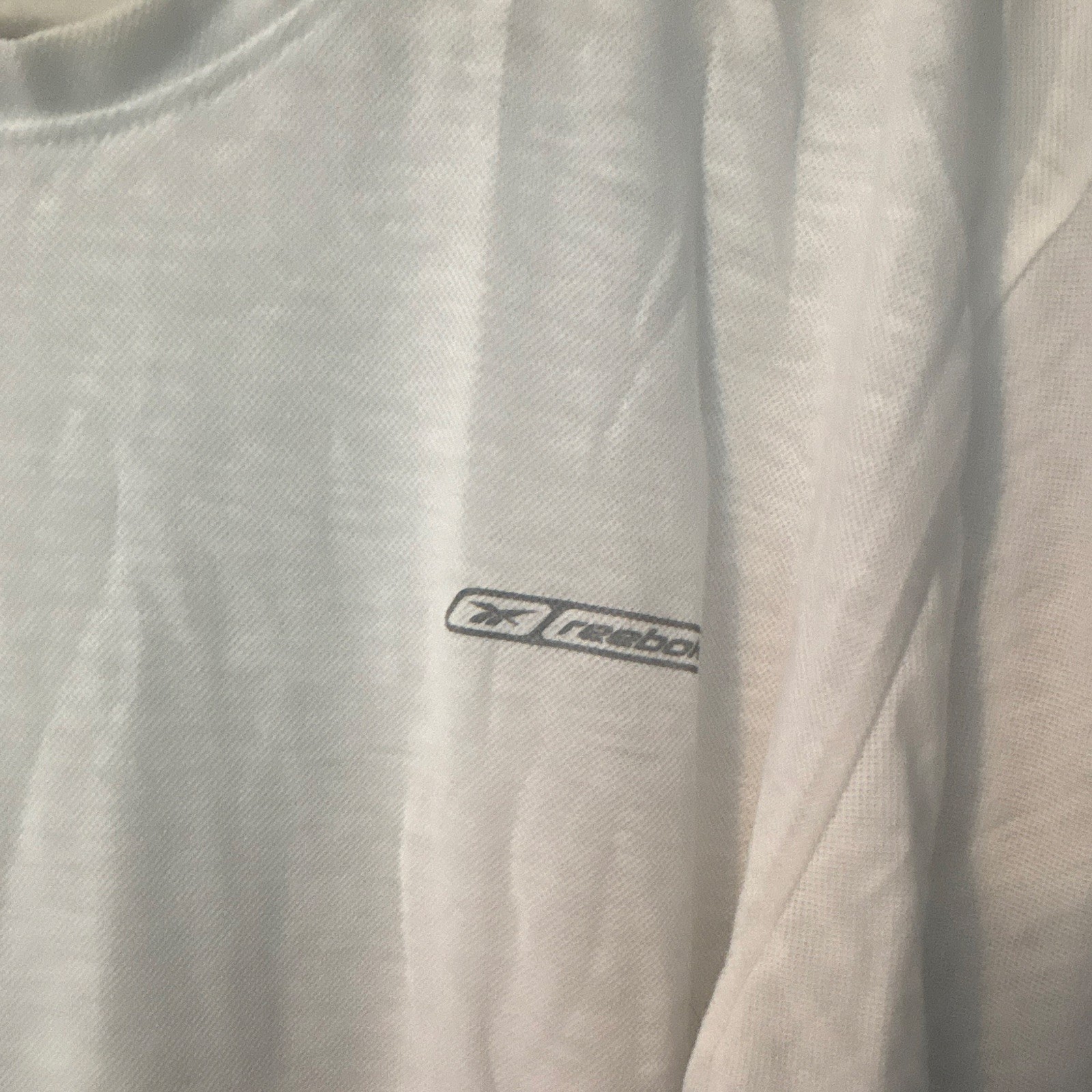 Reebok Hydromove Men's L White Short Sleeve Crew Neck Moisture Wicking Tee gallery