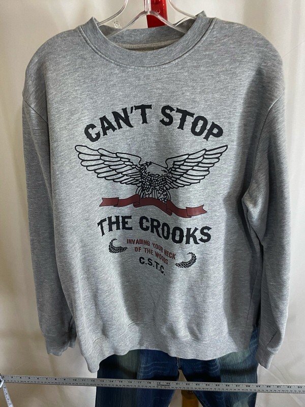 Crooks & Castle Can't Stop The Crook SWEATER Large L gallery