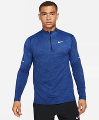 NEW Nike Dri-FIT Element Running Long Sleeve Top MEDIUM w/ Zip Swoosh DD4756-451