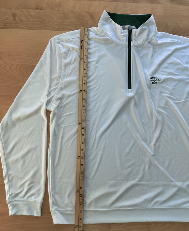 Dri Way Mens Golf Pullover Jefferson Lakeside Logo White Large BB&T Vintage 1949 gallery