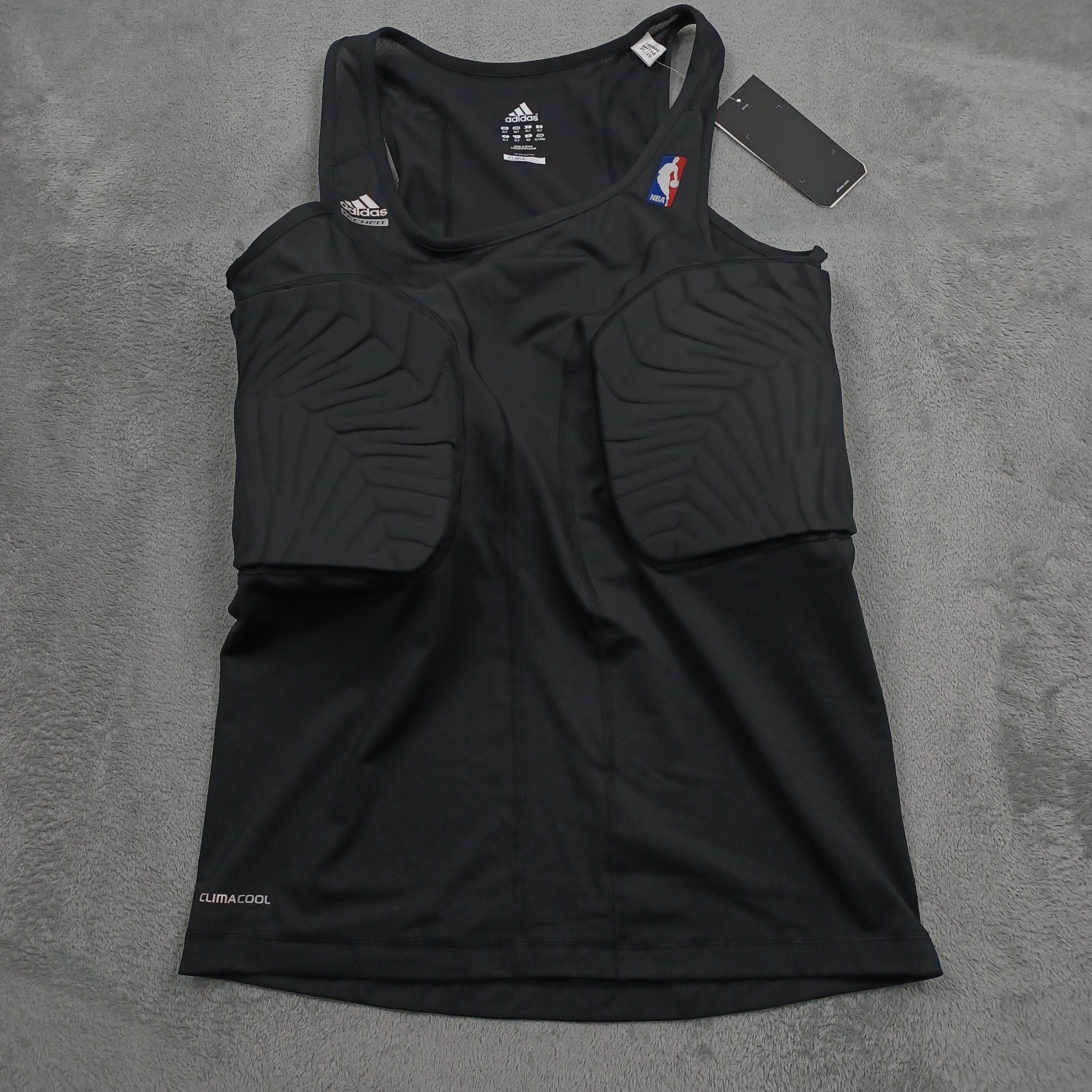 Adidas Tank Mens XLT Black Techfit Compression NWT Basektball gallery
