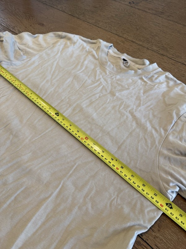 Lululemon Men T-Shirt XL (?) Beige Cotton No Tag See Pictures gallery
