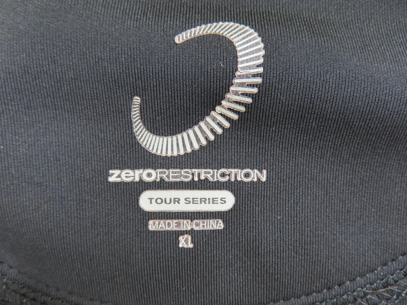 Zero Restriction Tour Series Pullover Mens XL Black 1/4 Zip Winged Foot Golf gallery