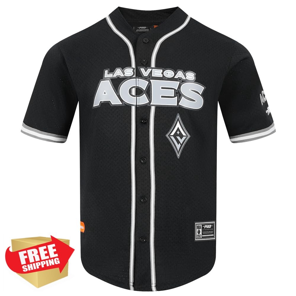 Men's WNBA Mesh Button Down Top Sports Jersey