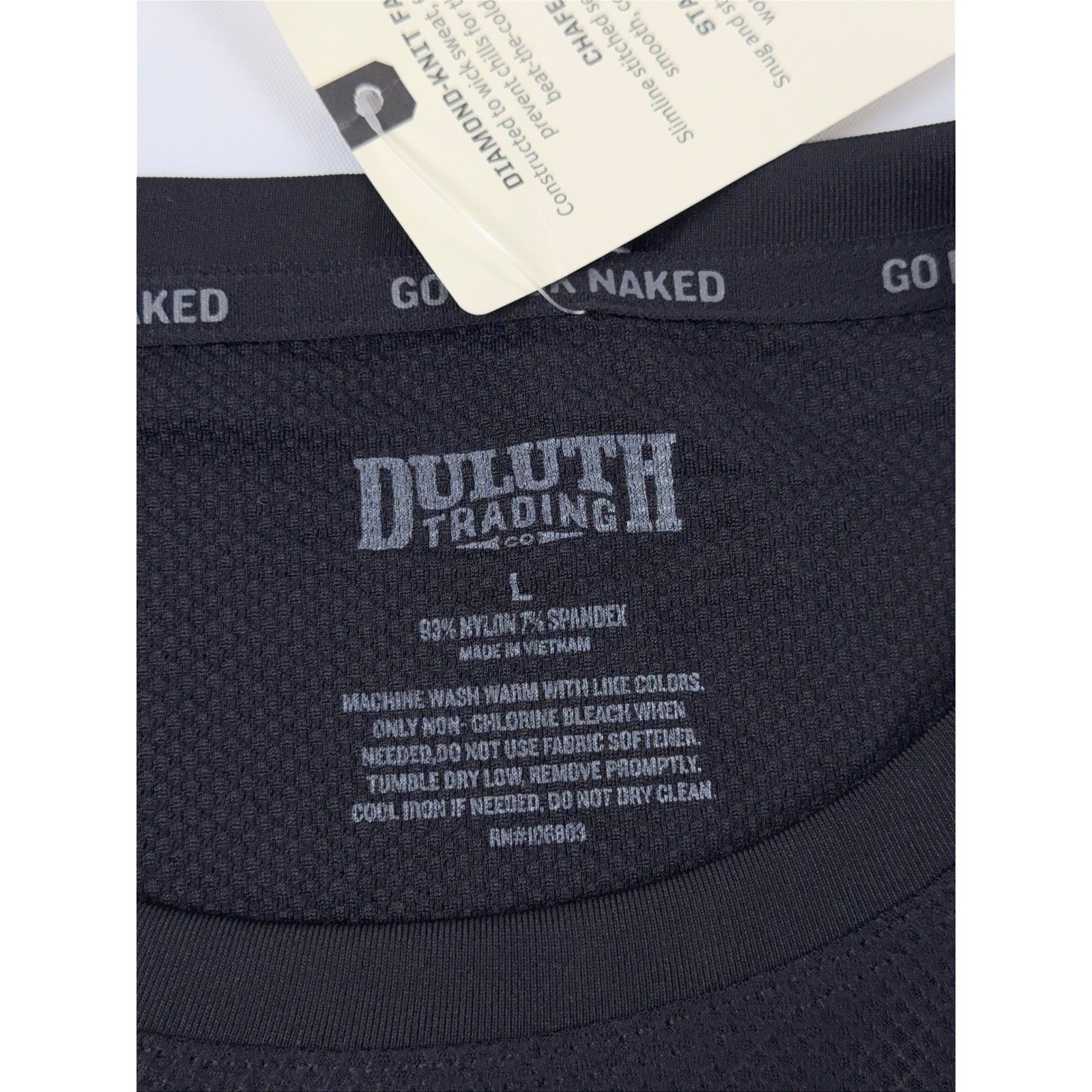 Duluth Trading Co Buck Naked Base Layer Crew Black Large gallery