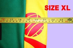 Beach Volleyball Jersey LITHUANIA 🇱🇹 #1 Green/Yellow/Red Size S, M, L, XL, 2XL
