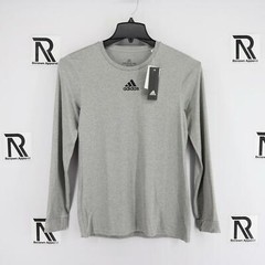 NWT Mens Adidas Creator Tee Gray Athletic Shirt Size XS Long Sleeve Casual Sport