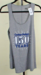 MV Sport Cedar Points 150 Years Gray Tank Top Shirt Size Large NWT