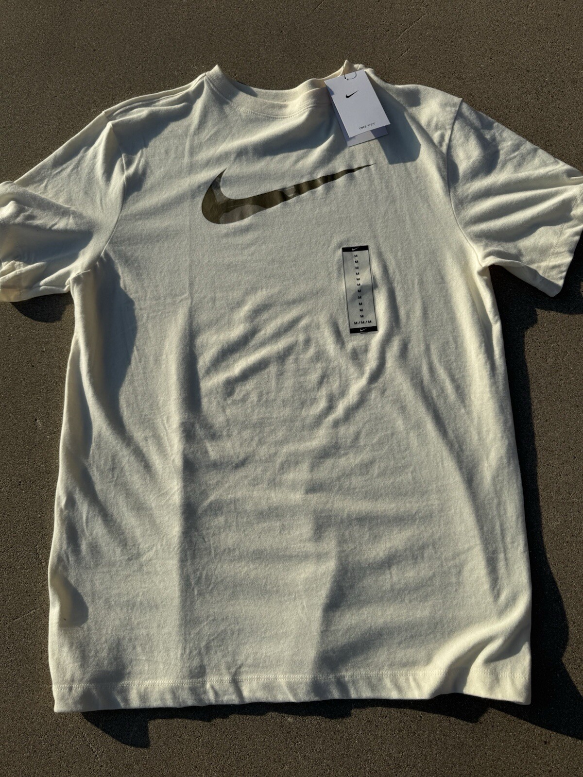 Nike Men's T-Shirt Athletic Logo Swoosh Printed Active Short Sleeve Tee gallery