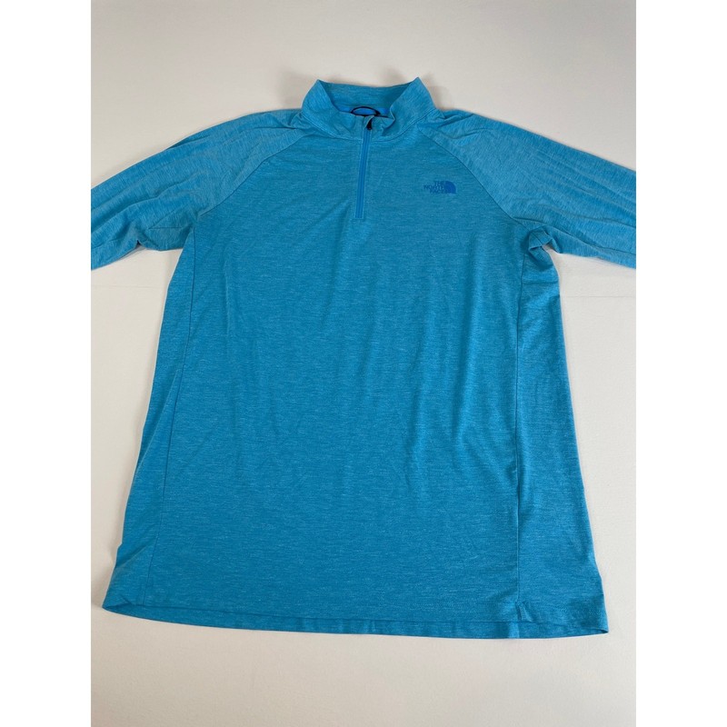 The North Face Sunriser 1/4 Zip Light Blue Pullover Men’s L Lightweight Top gallery