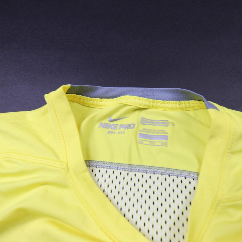 Nike Pro Compression Top Men's Yellow Used XXL gallery