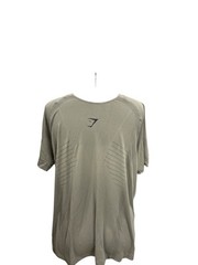 Gymshark Mens Size X-Large APEX SEAMLESS T-SHIRT Slim Fit in Brown – NEW