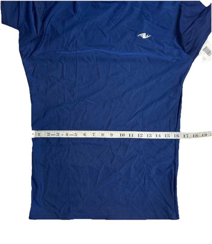 Athletic Works Performance Compression Top Navy Blue Long Sleeve Mens Size XL gallery