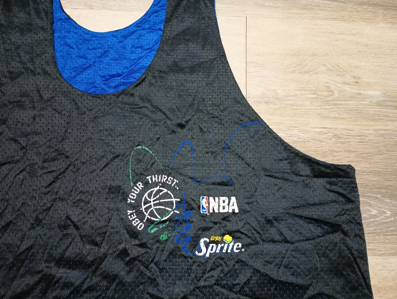 1990s NBA Basketball Jersey vtg Sprite Obey your Thirst XL Champion reversible gallery