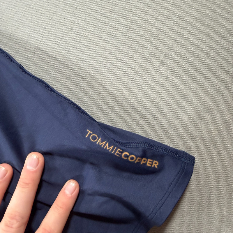 Tommie Copper Shoulder Support Compression Shirt Mens XL Navy Blue Short Sleeve gallery