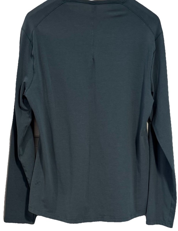 ☀️Ω Lululemon 5 Year Basic LS Henley Pima Vitasea Palm Deco Mens Medium Free Shp gallery