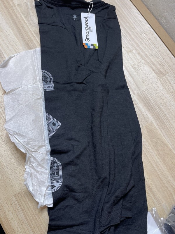 Smartwool OUTDOOR PATCH GRAPHIC Size XS Unisex Black gallery