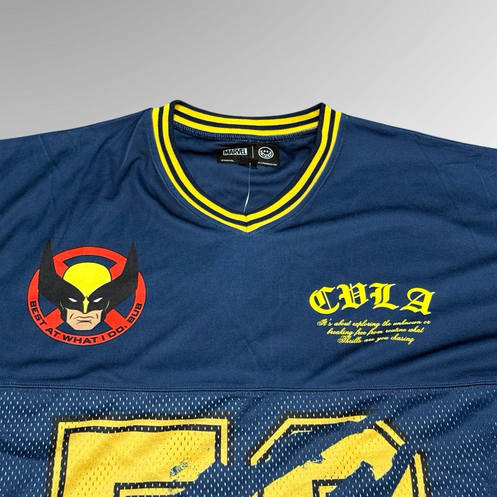 CVLA x Marvel X-Men Wolverine Football Jersey gallery