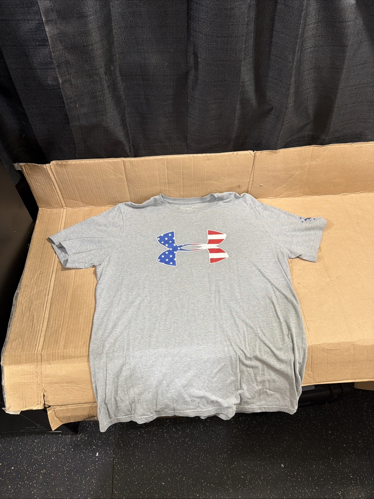 Under Armour Freedom American Flag Graphic T Shirt Mens Large USA Patriotic gallery