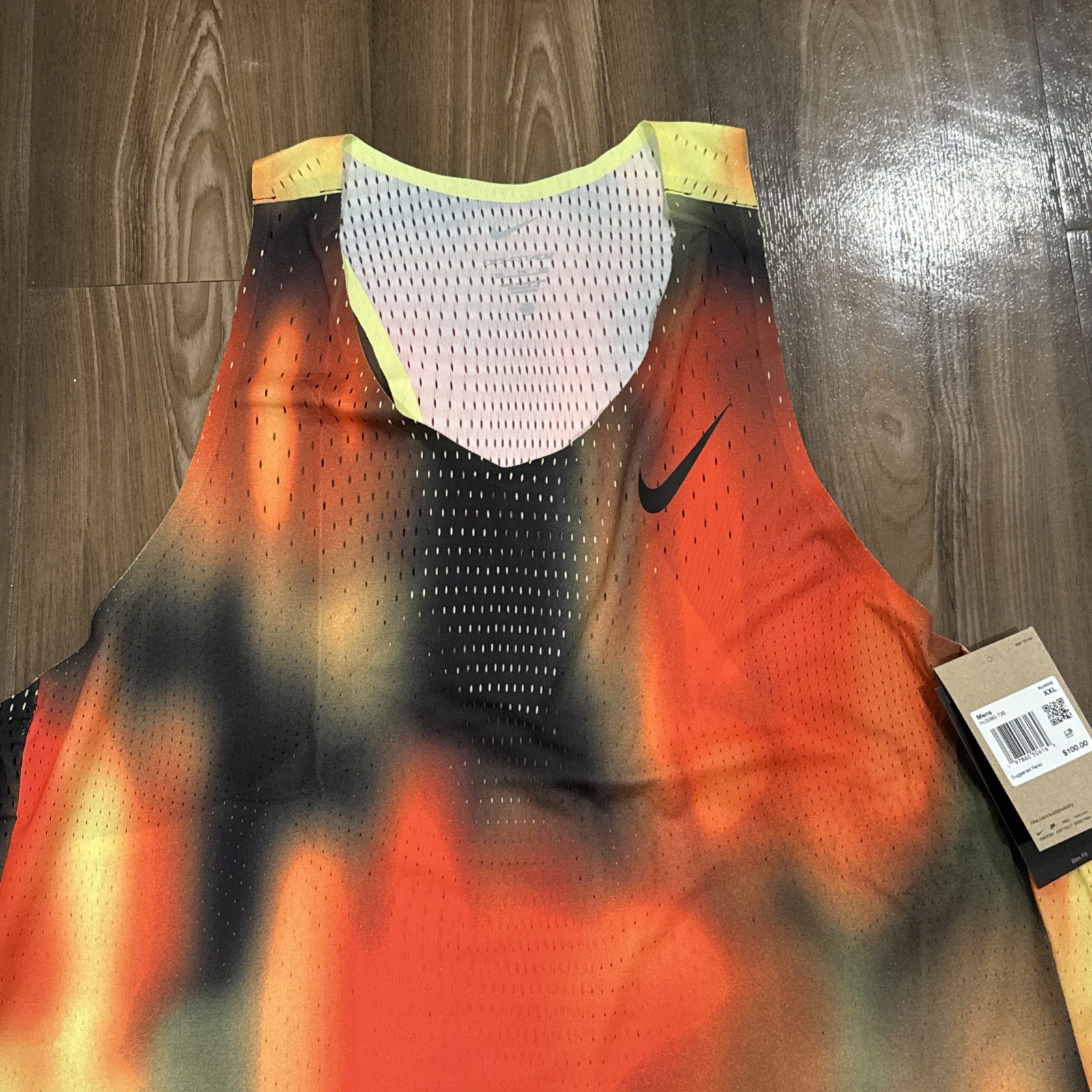 Nike Aeroswift Elite Entry Dri-Fit ADV Running Singlet HJ3380-736 Mens Size 2XL gallery