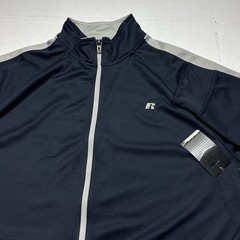 NWT Russell Athletic Dri-Power 360 Navy Blue Full Zip Track Jacket Mens 2XL