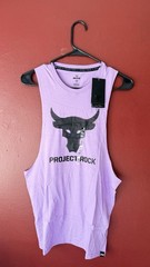 NWT Under Armour Project Rock Brahma Bull Tank Top – Purple (Small)