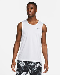 Nike Dri-FIT Ready Tank Men’s Size Large L White DV9813-100
