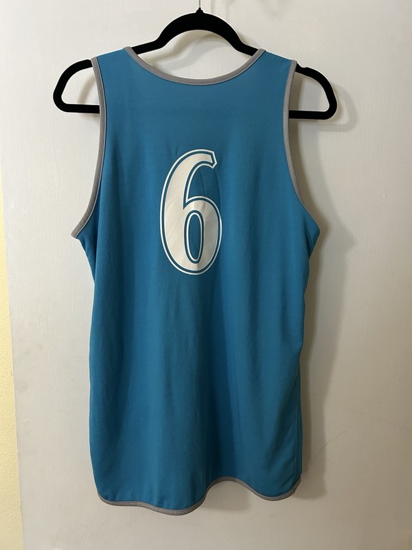 Authentic Score Apparel Reversible Men’s Basketball Tank Jersey Blue/Gray AM gallery