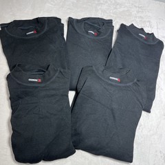 Carbon X Base Layer Mens 3XL Fire Resistant FR Long Sleeve Pullover Black