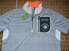 New Hugo Boss Designer Alex Thomson Sailing Boat Racing Slim White T-Shirt Small