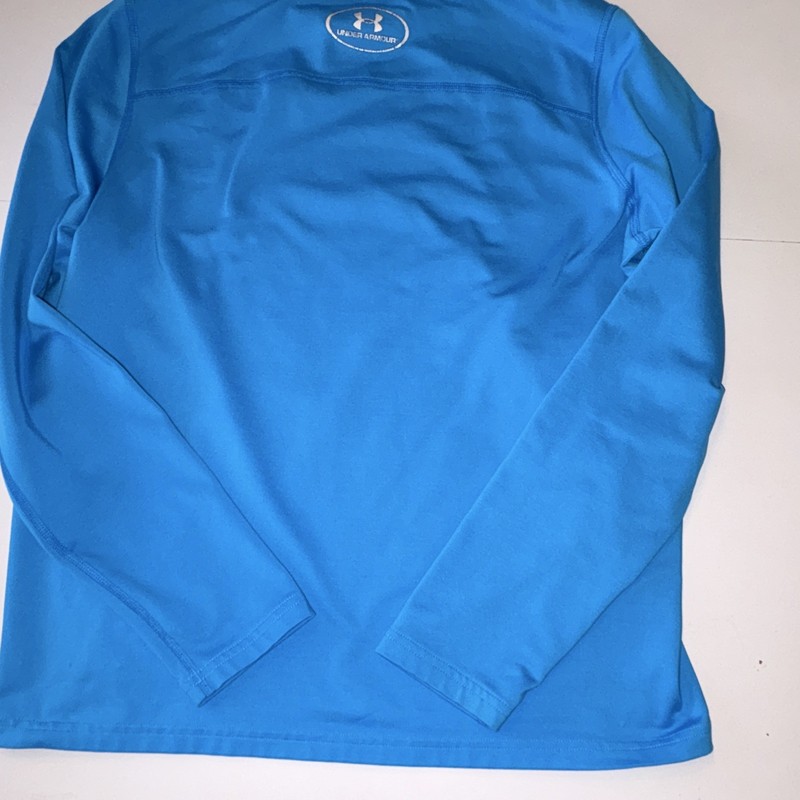 Under Armour ColdGear Youth Blue Fitted Solid T-Shirt Size YXL gallery