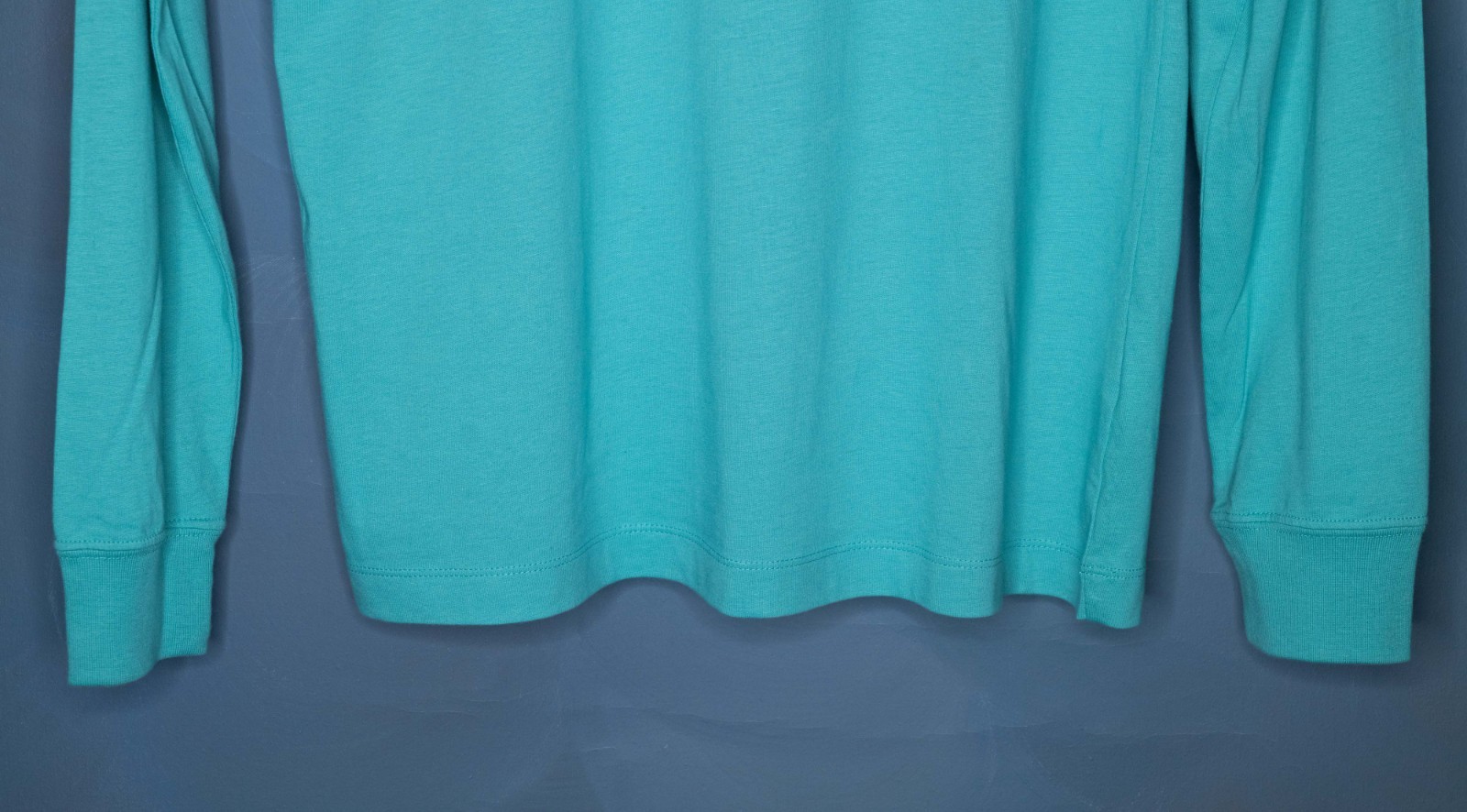 Nike Just Do It Mens Long Sleeve Tee Shirt Small Teal Color Dolphin COOL! gallery