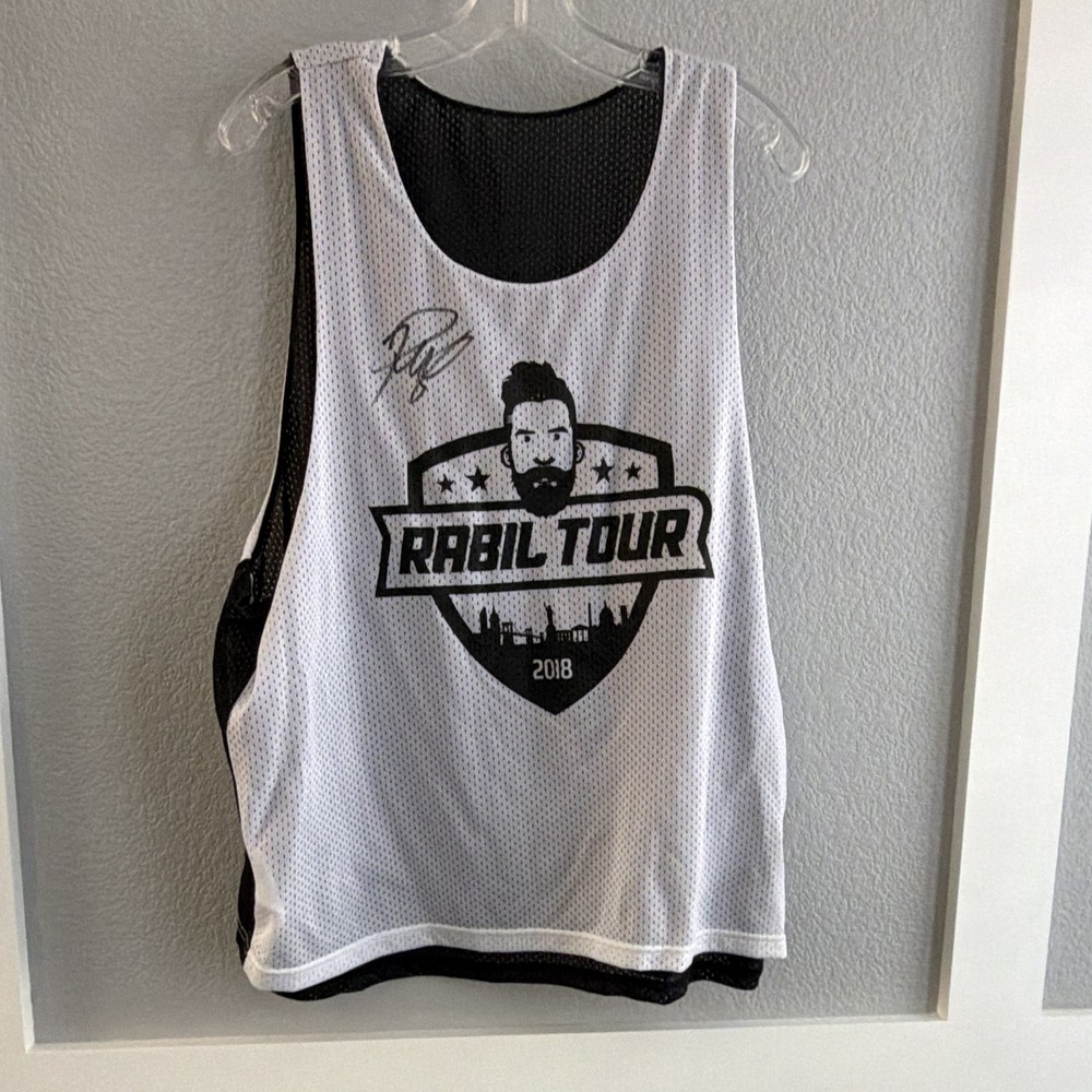 AUTOGRAPHED New Balance Rabil Tour 2018 Reversible Mesh Tank Jersey Men’s L/XL