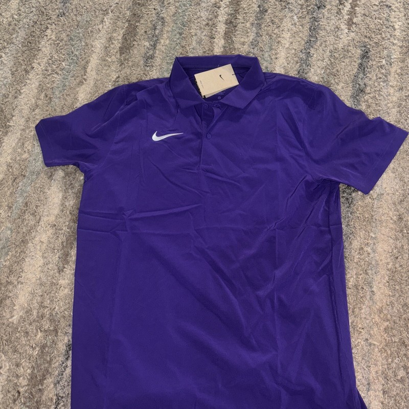 Nike Dri-Fit Football Coach Polo - Men's Medium Purple Top - DV6749 548 gallery