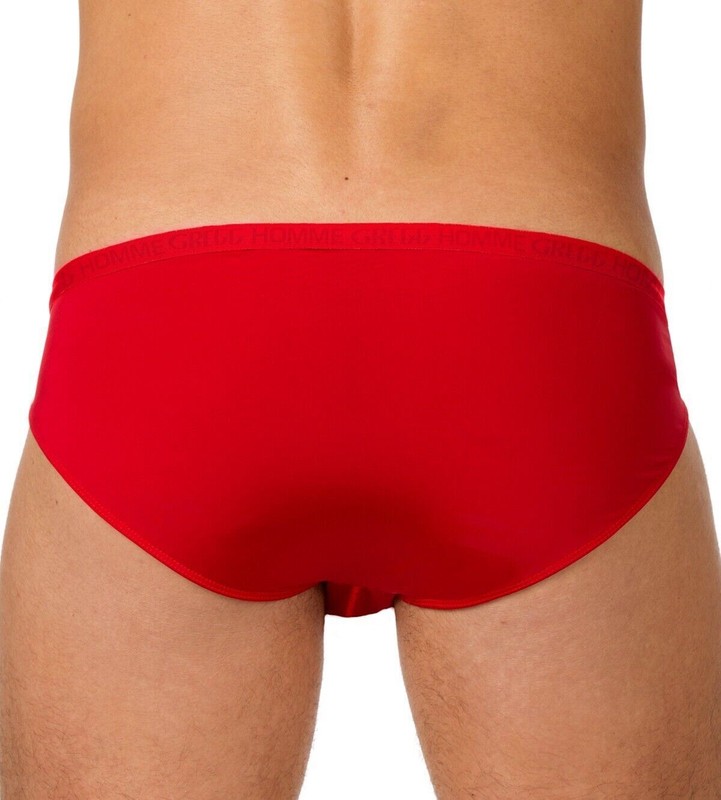 MEDIUM Gregg Homme Kit PIMP See-Thru Tank top + Briefs Red 96622-03 gallery