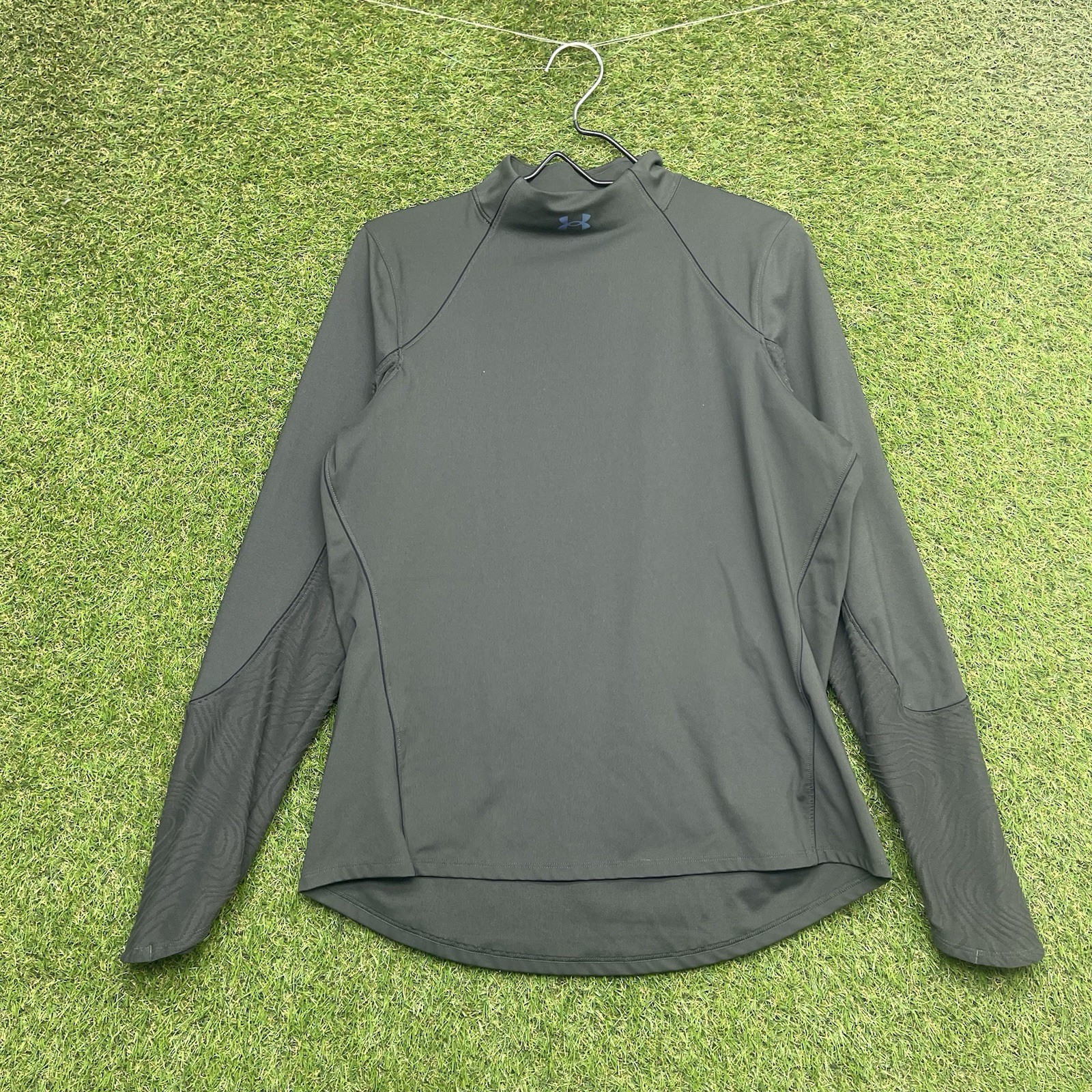 Under Armour ColdGear Rush Shirt Mens XL Grey Base Layer Long Sleeve Celliant gallery