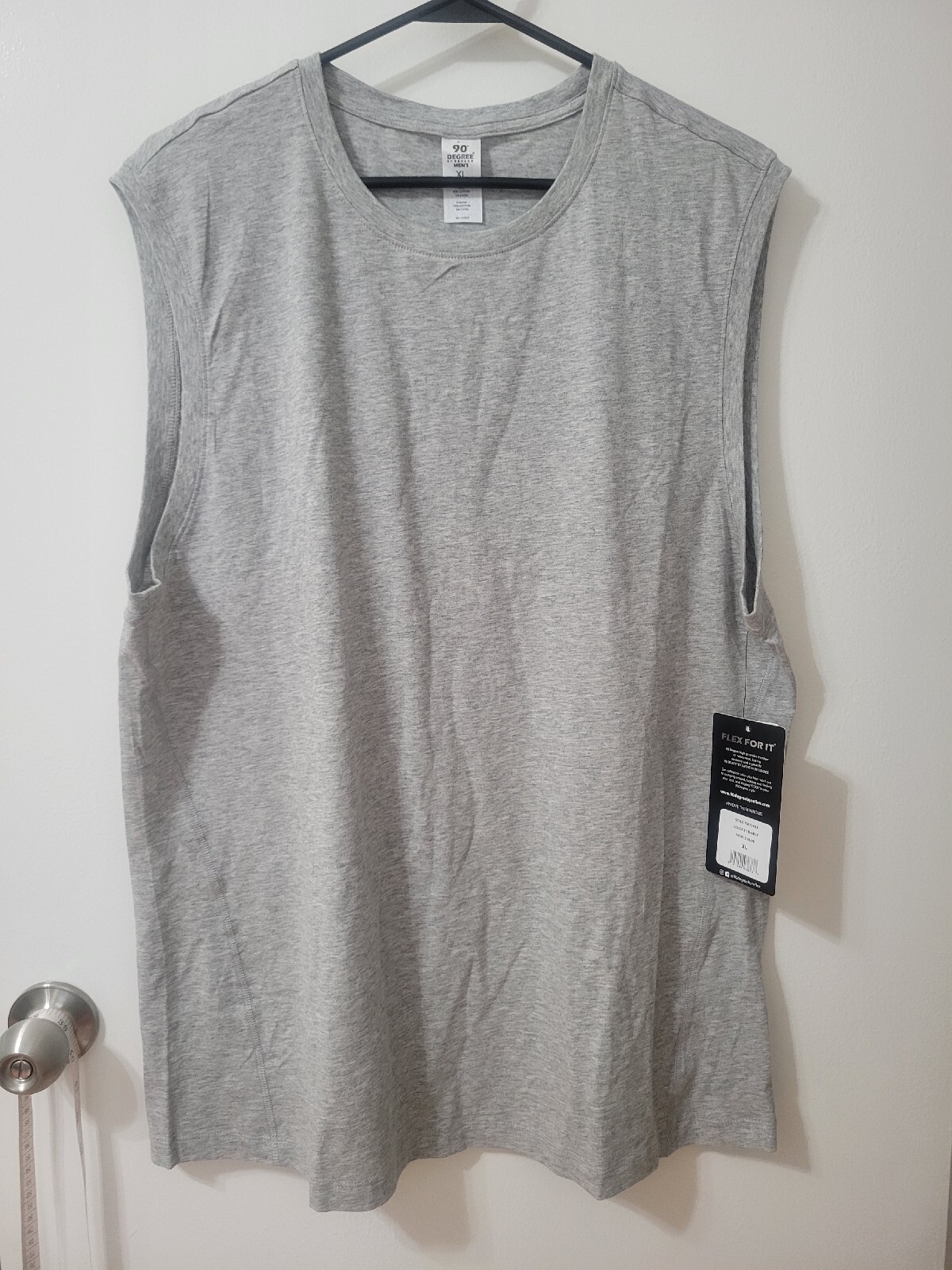90 degree by reflex Mens Crew Neck Muscle Tank Size XL gallery