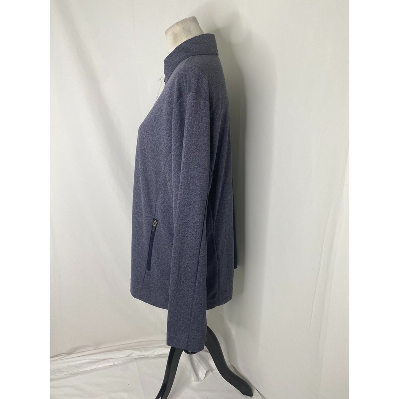 Devon & Jones Shirt Mens 3XL Blue High Neck Heavyweight Long Sleeve gallery