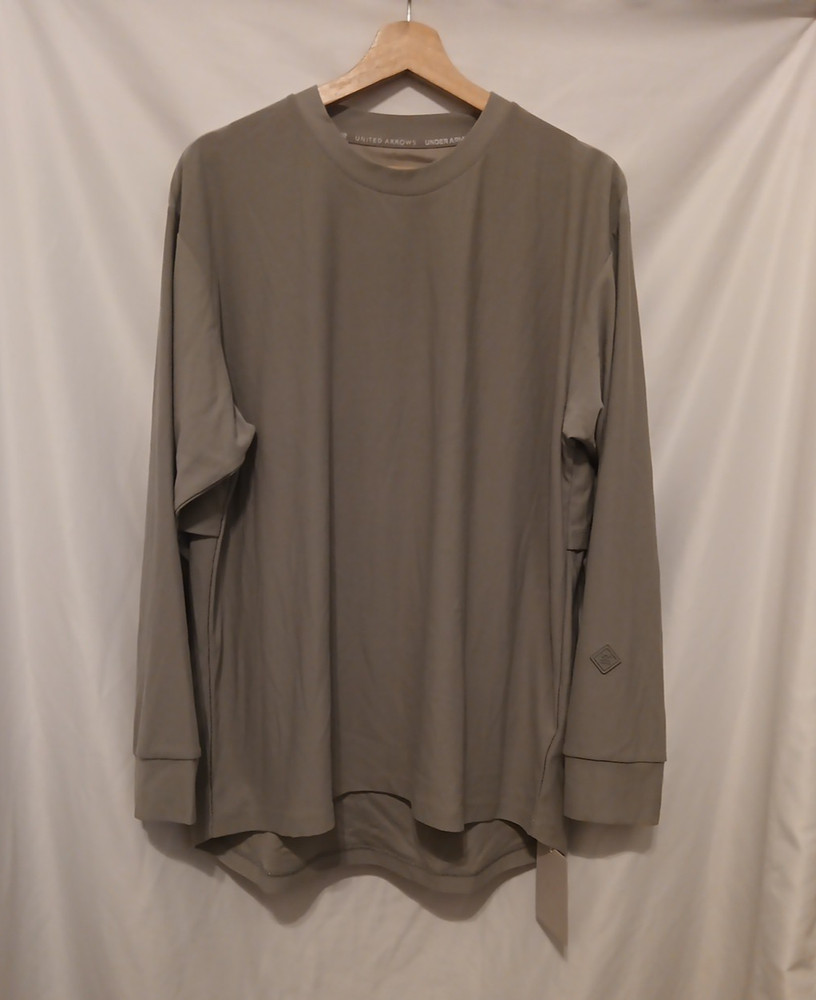 Under Armour United Arrows Pullover Top Men Medium Taupe Gray Brown