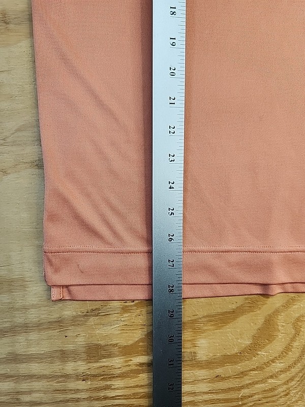 FJ Foot Joy Orange Golf Polo Shirt Mens Medium Lightweight Polyester gallery