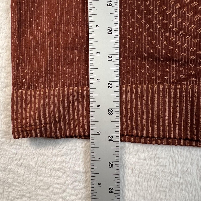 Lululemon Rest Less Engineered Warmth Mens XS Brown Long Sleeve Running Base gallery