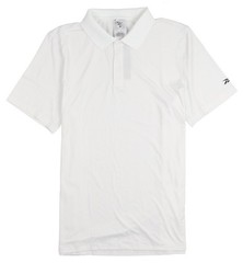 REEBOK Performance Training Polo Golf Shirt sz S Small White
