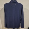 William Murray Men’s Polo Pullover 1/4 Zip Mock Neck Blue L Golf Polyester gallery