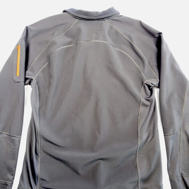 The North Face Mens Medium Gray Quarter Zip Pullover Fleece Hiking gallery